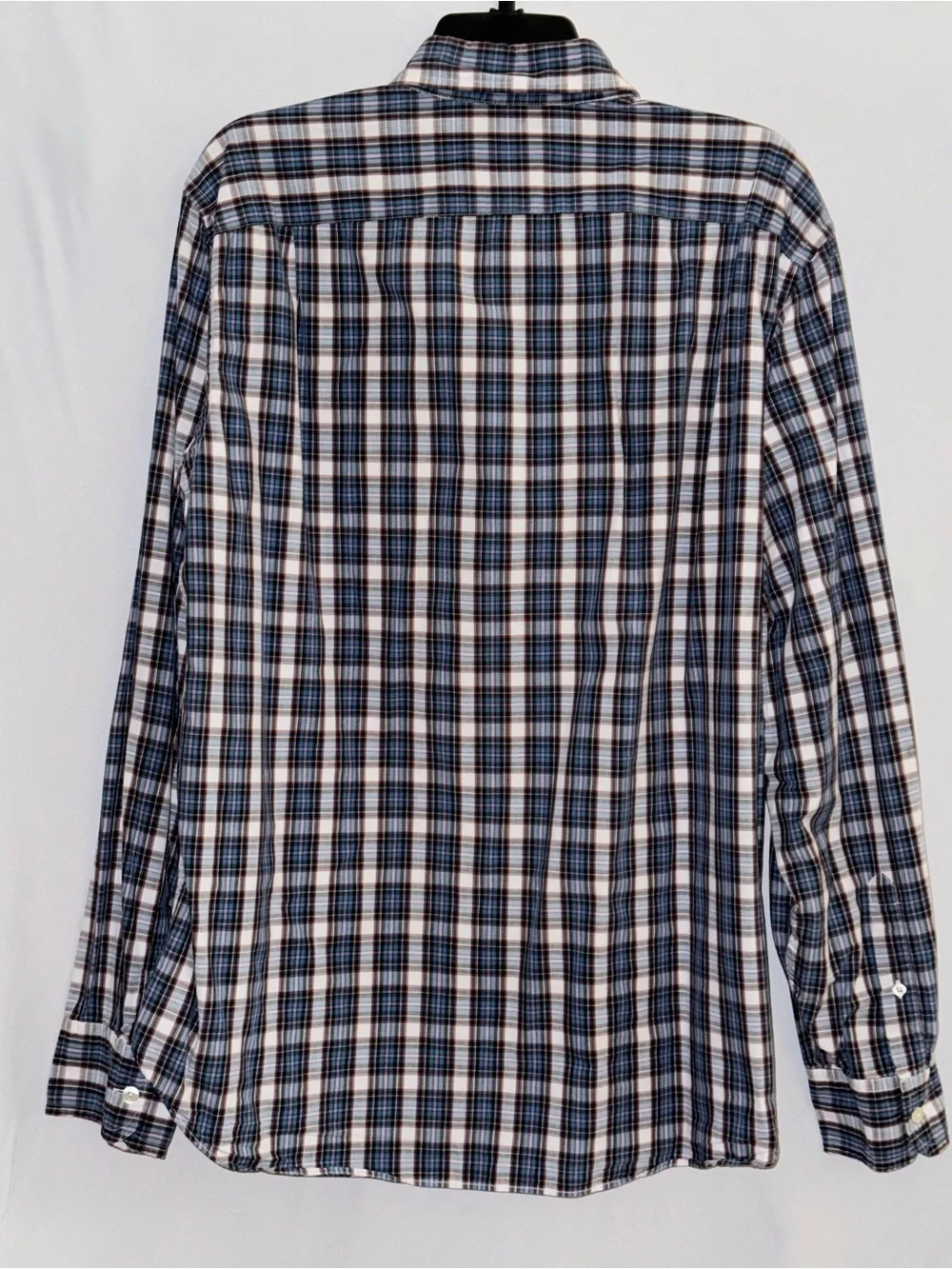 J. Crew Tailored Fit Multicolored Plaid Button-Down Long Sleeve Shirt Size Large